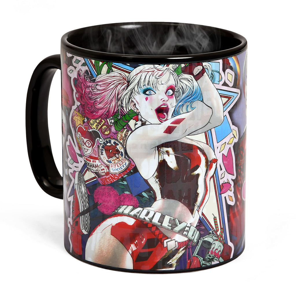 Produktbild Harley Quinn Comic Thermoeffekt Tasse