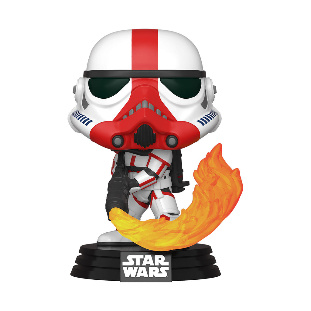 Produktbild Incinerator Stormtrooper Funko Pop Wackelkopf-Figur - Star Wars The Mandalorian