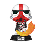 Produktbild Incinerator Stormtrooper Funko Pop Wackelkopf-Figur - Star Wars The Mandalorian
