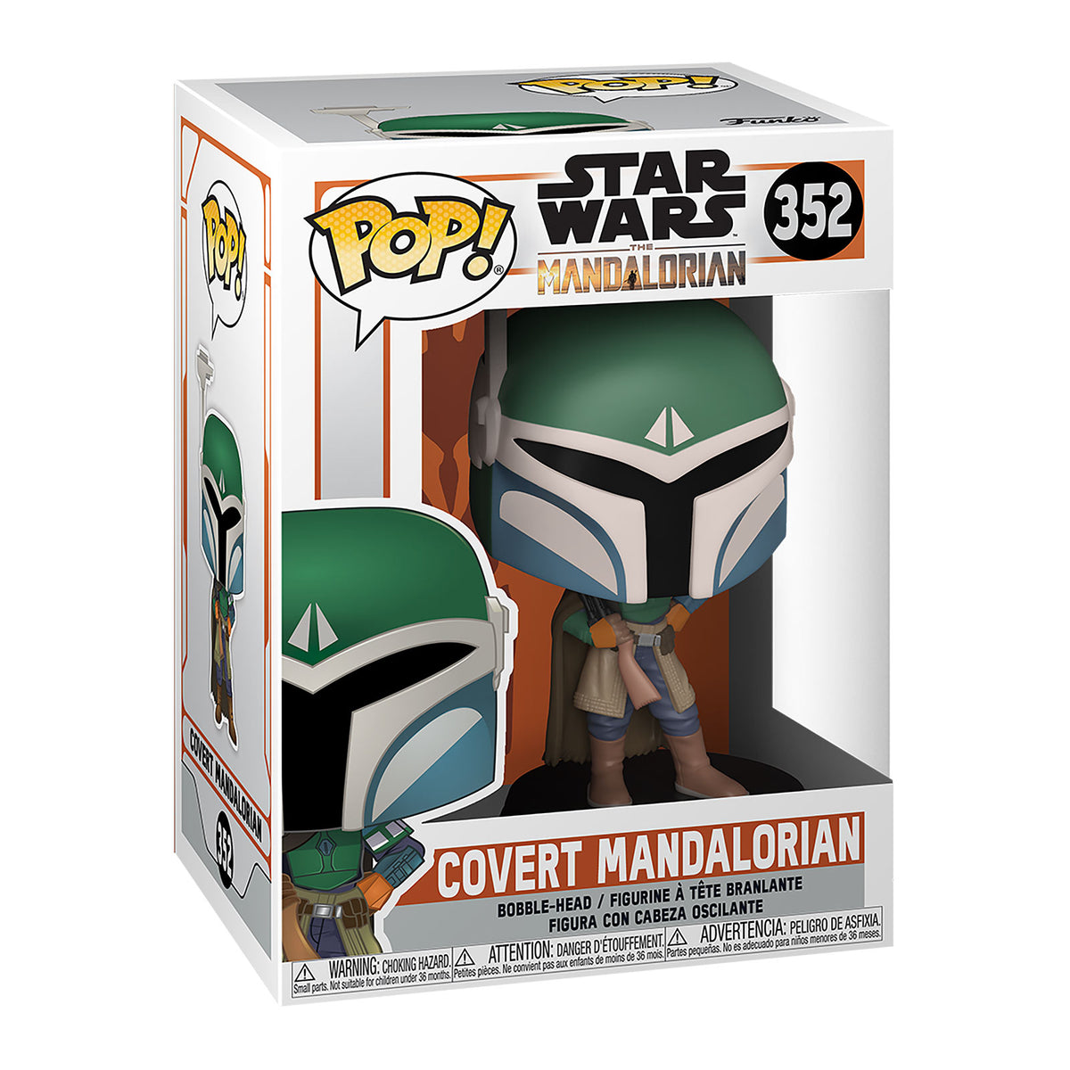 Produktbild Covert Mandalorian Funko Pop Wackelkopf-Figur - Star Wars The Mandalorian
