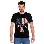 Produktbild Punisher - American Skull T-Shirt schwarz