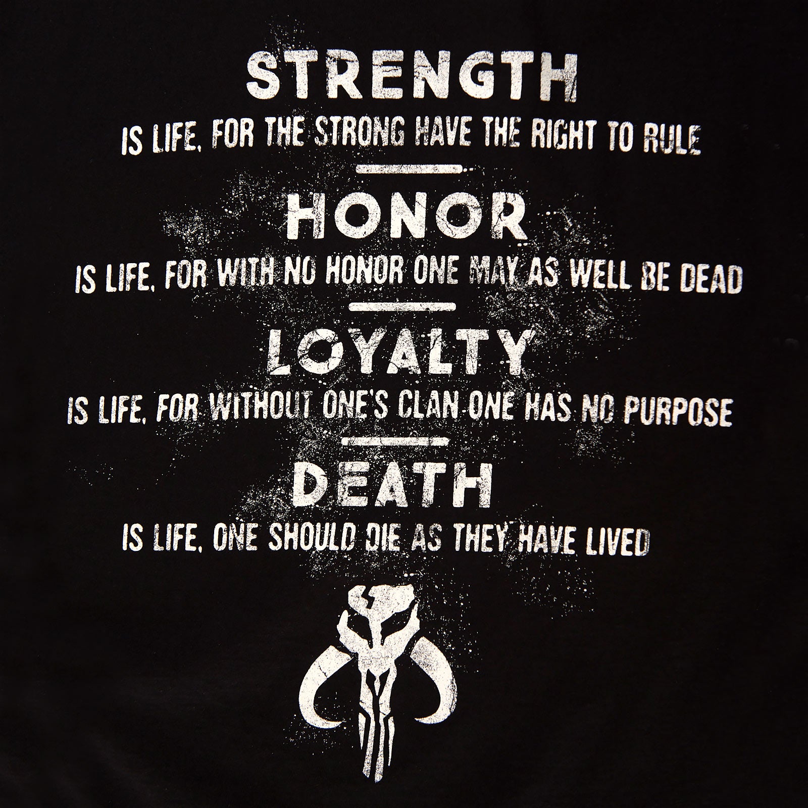 Produktbild Code of Honor T-Shirt schwarz - Star Wars The Mandalorian