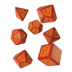 Produktbild Dragon Slayer RPG Würfel Set 7tlg rot-orange