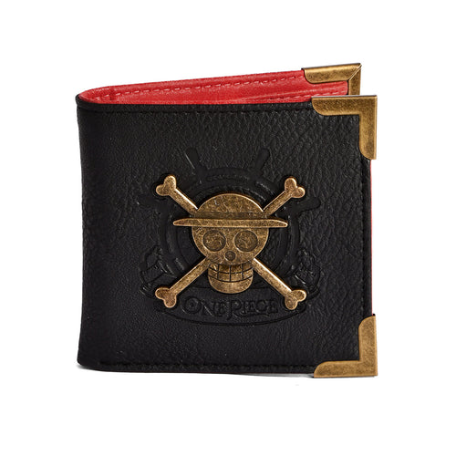 Produktbild One Piece - Strohhutbande Skull Metall Logo Geldbörse