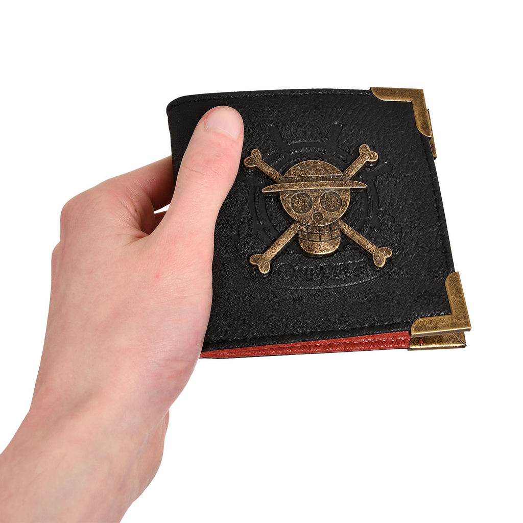 Produktbild One Piece - Strohhutbande Skull Metall Logo Geldbörse