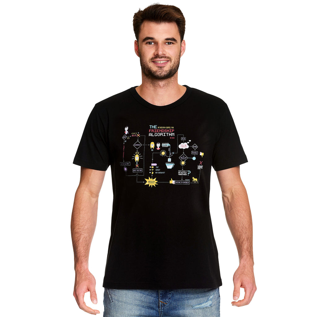 Produktbild The Big Bang Theory - Freundschaftsalgorithmus T-Shirt schwarz