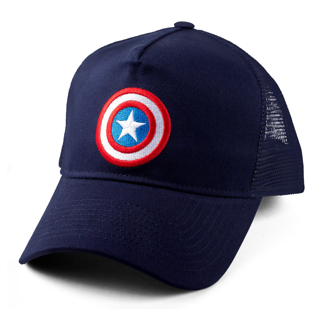 Produktbild Captain America - Shield Logo Mesh Basecap blau