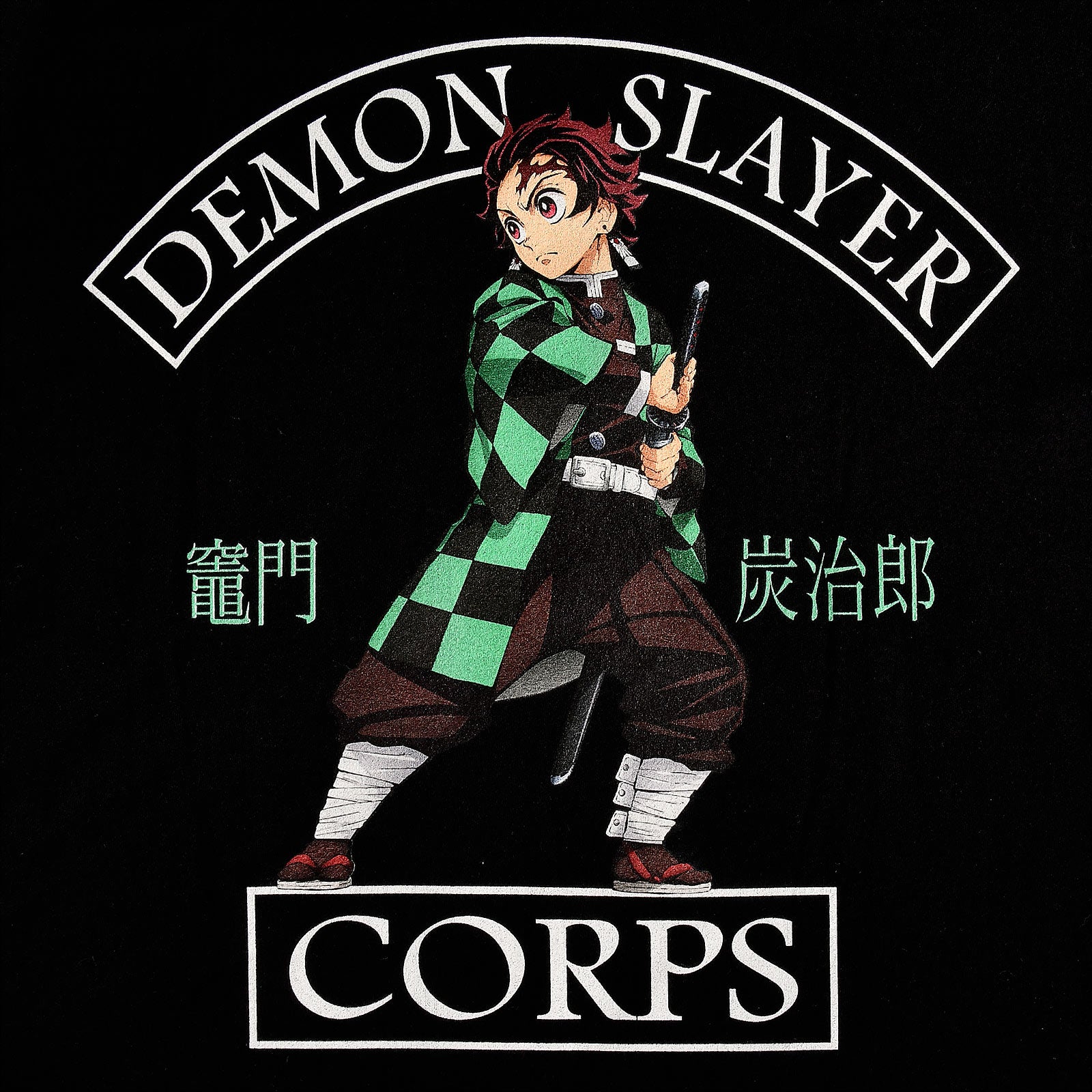 Produktbild Demon Slayer - Tanjiro Kamado T-Shirt schwarz