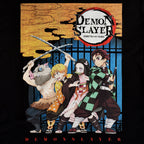Produktbild Demon Slayer - Character Poster T-Shirt schwarz