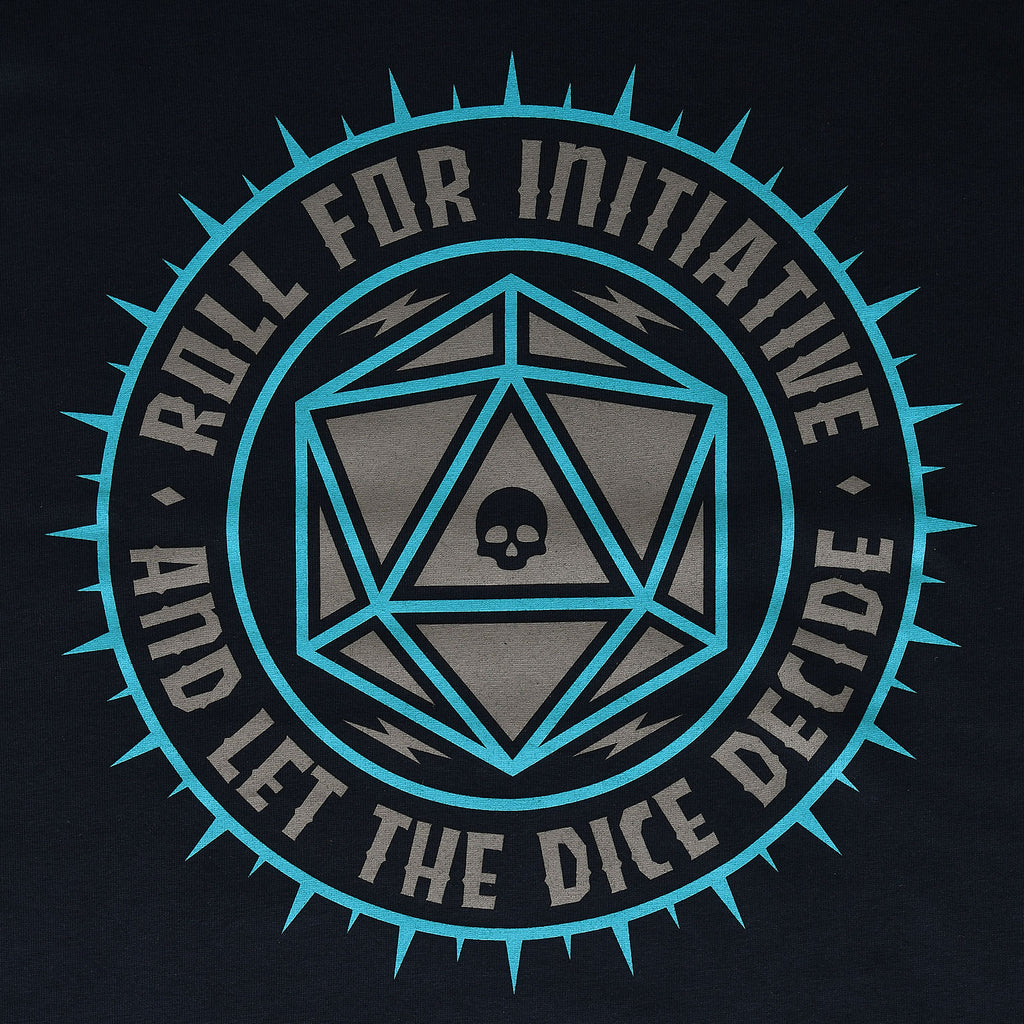 Produktbild Pen & Paper Let The Dice Decide T-Shirt blau