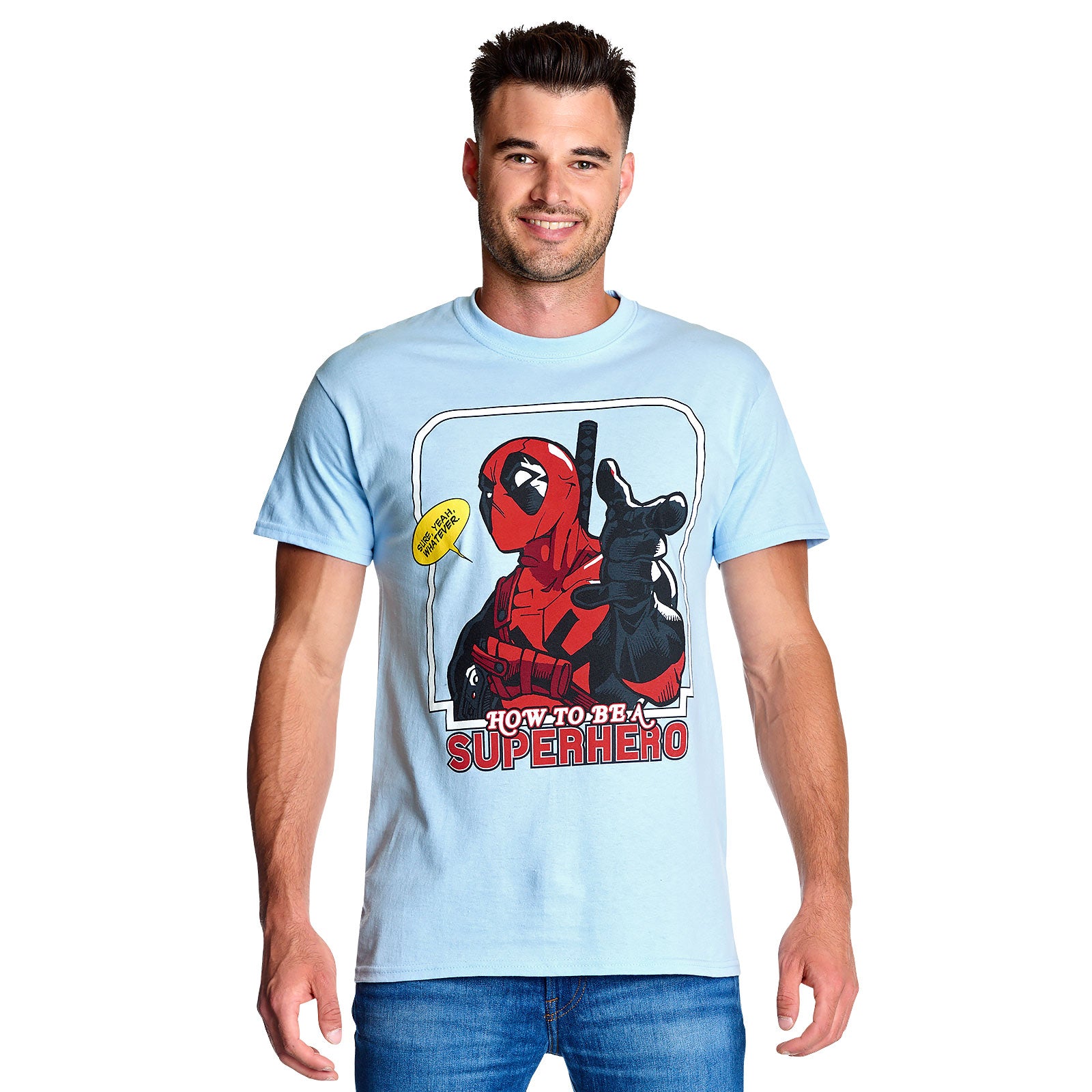 Produktbild Deadpool - How to Be a Superhero T-Shirt blau