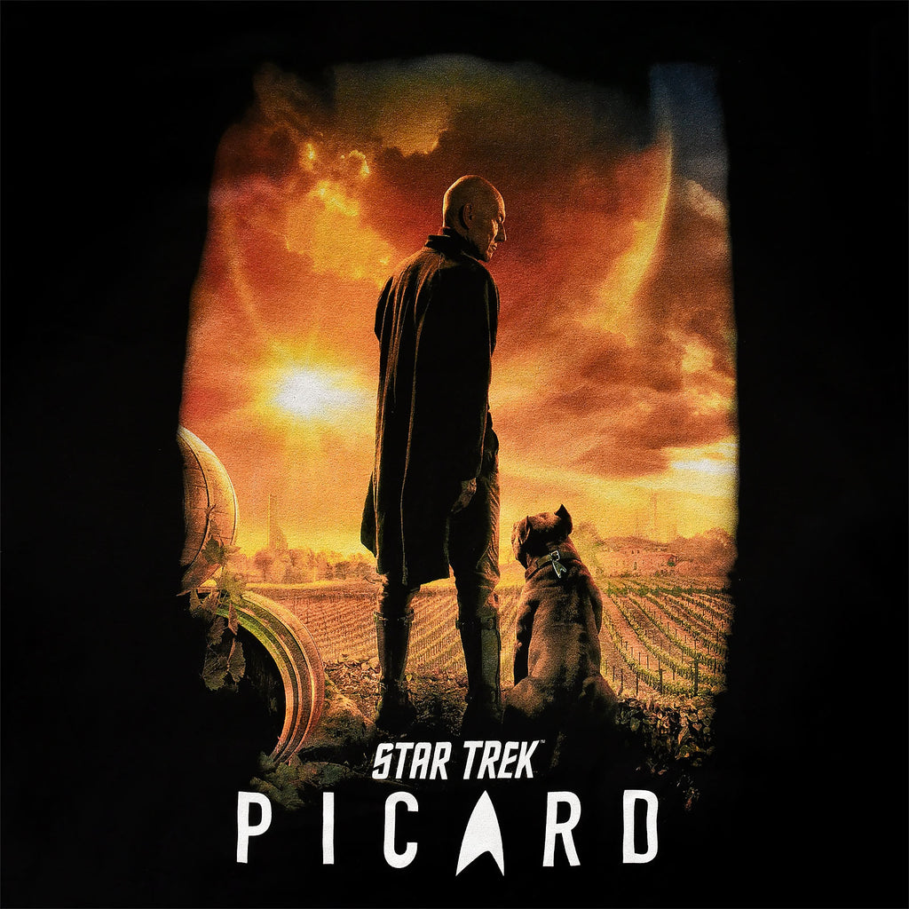 Produktbild Star Trek - Picard Poster T-Shirt schwarz