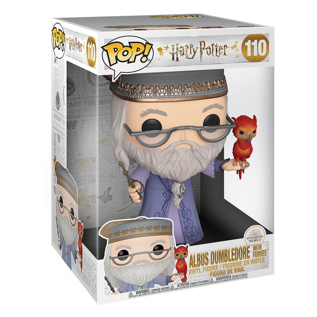 Produktbild Albus Dumbledore mit Fawkes Funko Pop Figur 25 cm - Harry Potter