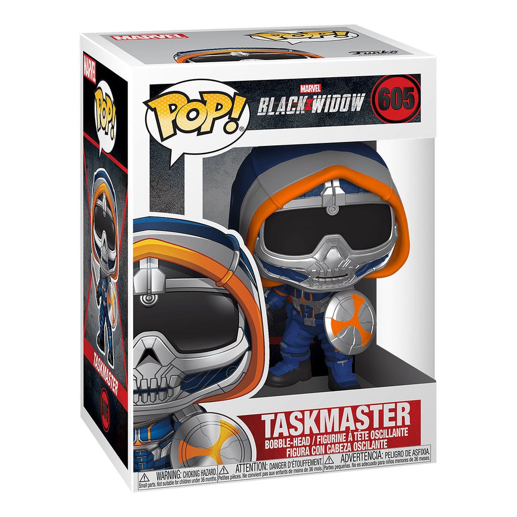 Produktbild Black Widow - Taskmaster mit Schild Funko Pop Wackelkopf-Figur