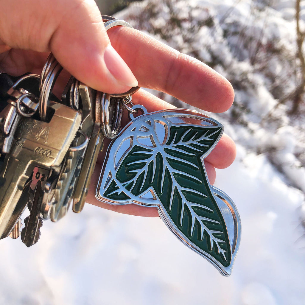 Produktbild Der Herr der Ringe - Blattbrosche Schlüsselanhänger