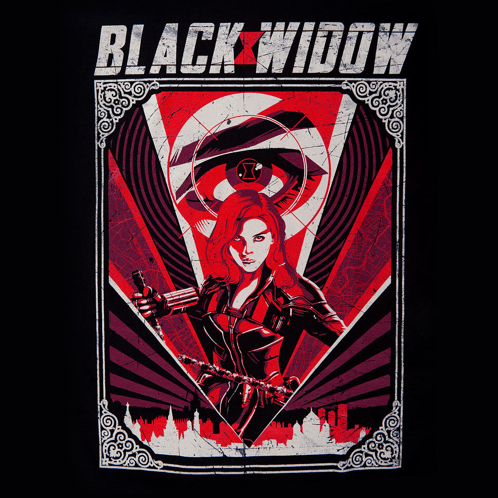 Produktbild Black Widow - Eye in the Sky Movie T-Shirt schwarz