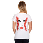 Produktbild Black Widow - Big Face T-Shirt Damen weiß