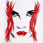 Produktbild Black Widow - Big Face T-Shirt Damen weiß