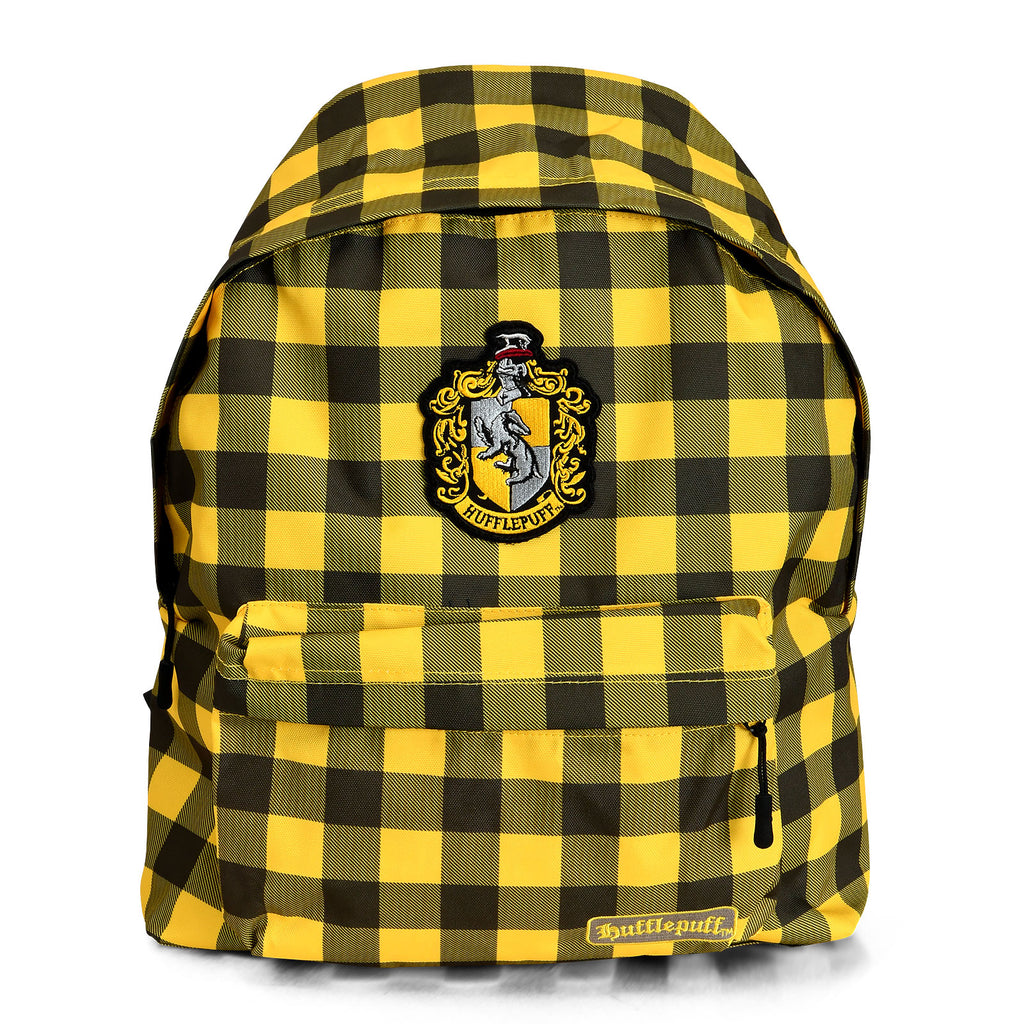 Produktbild Harry Potter - Hufflepuff Wappen Karo Rucksack