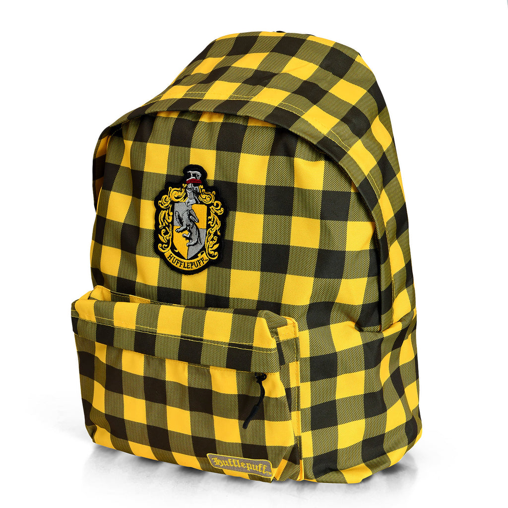 Produktbild Harry Potter - Hufflepuff Wappen Karo Rucksack