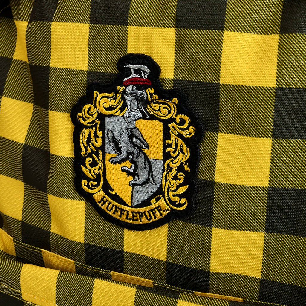 Produktbild Harry Potter - Hufflepuff Wappen Karo Rucksack