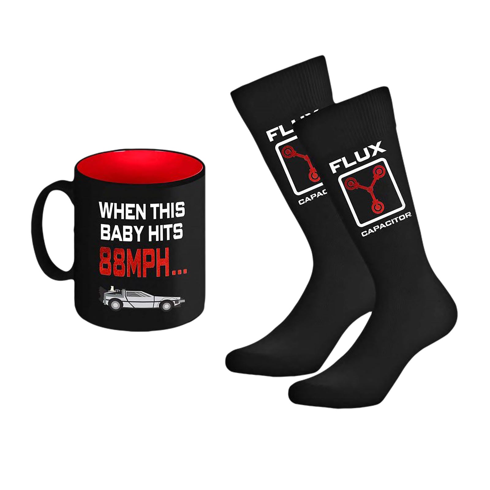 Product image Back to the Future - Flux Capacitor Socks and Mug Set