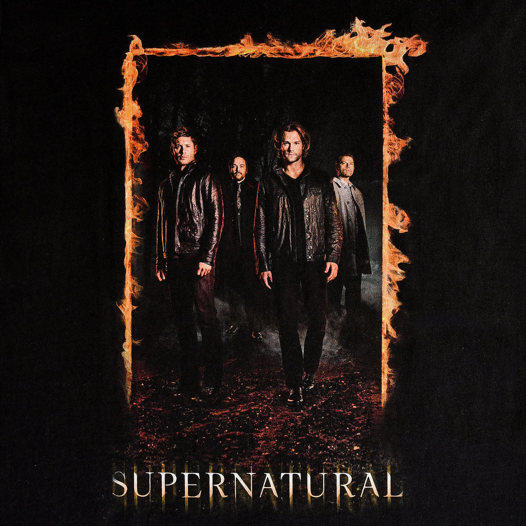 Produktbild Supernatural - Burning Gate Poster T-Shirt schwarz