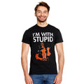 Produktbild Deadpool - I'm With Stupid T-Shirt schwarz
