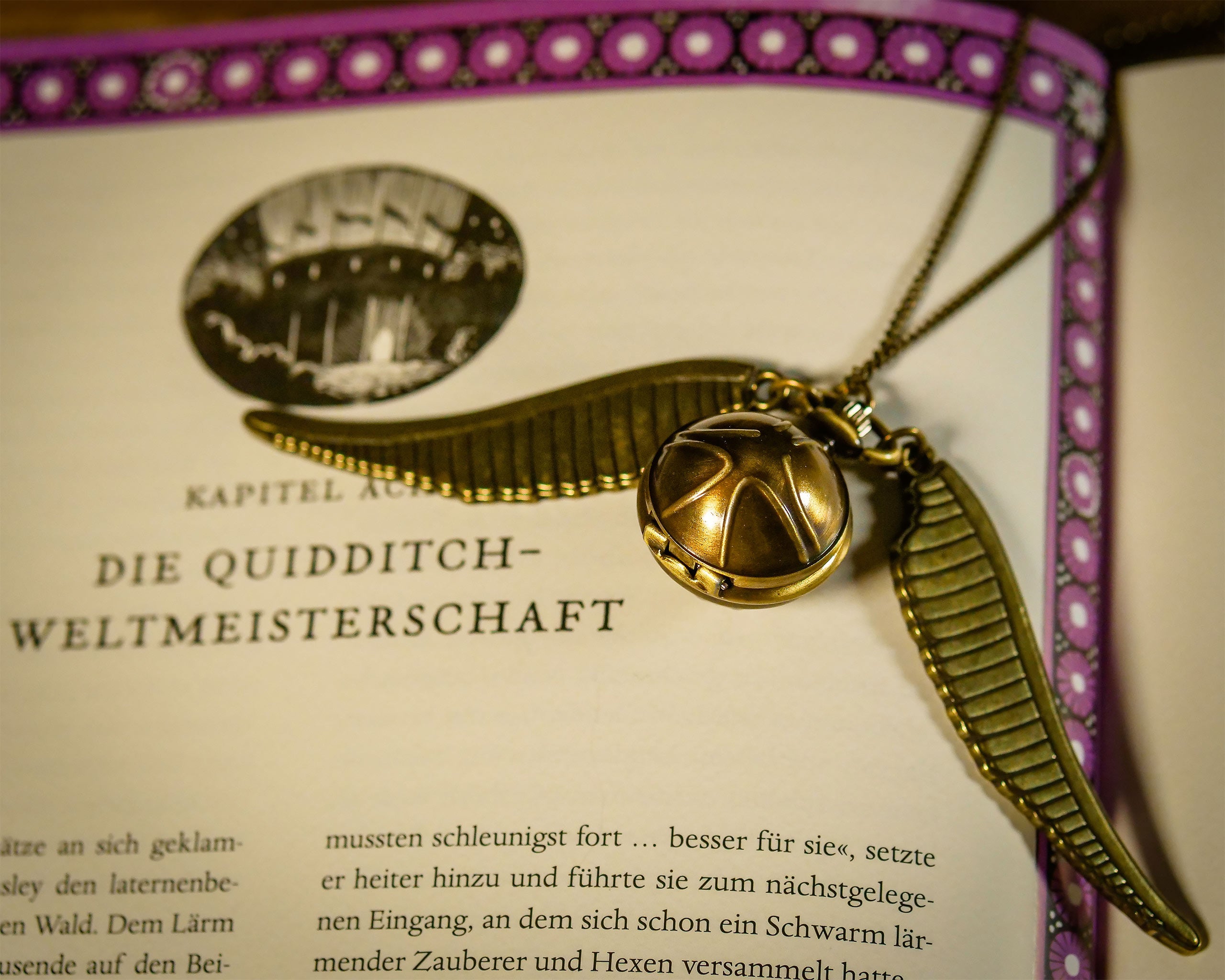 Produktbild Harry Potter - Goldener Schnatz Medaillon an Kette