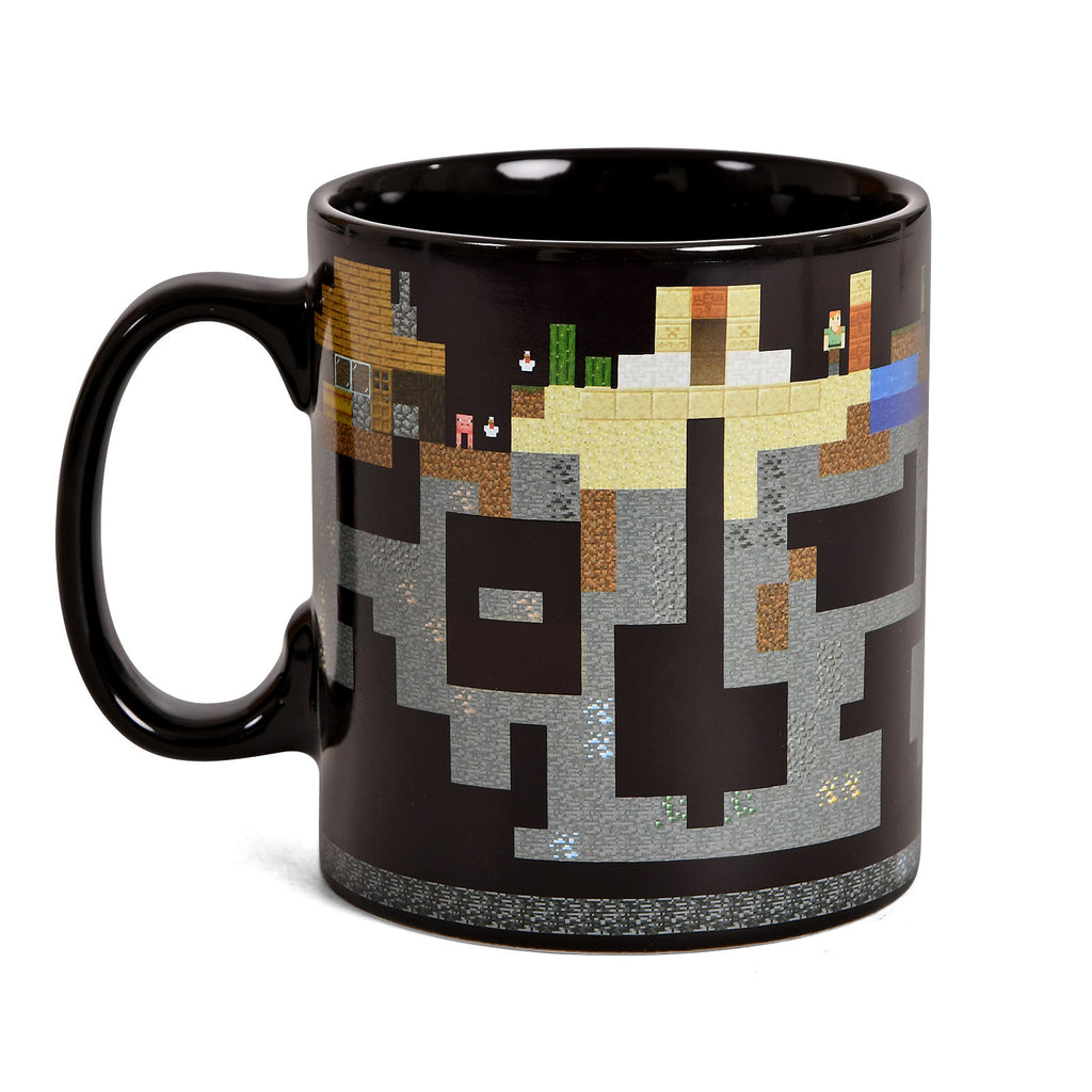 Produktbild Minecraft - Pixel World Thermoeffekt Tasse
