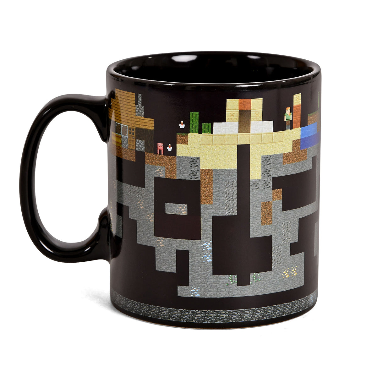 Produktbild Minecraft - Pixel World Thermoeffekt Tasse