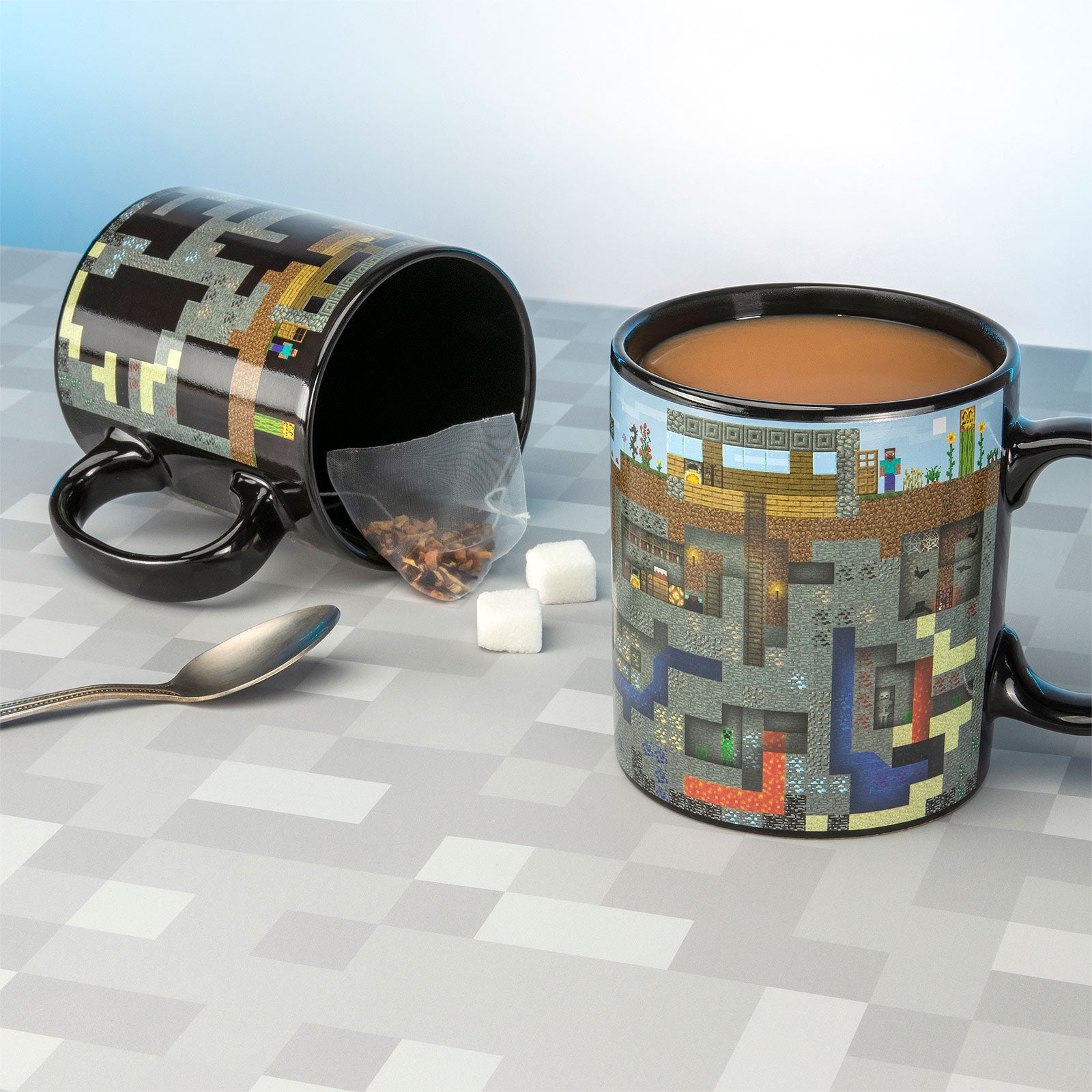 Produktbild Minecraft - Pixel World Thermoeffekt Tasse