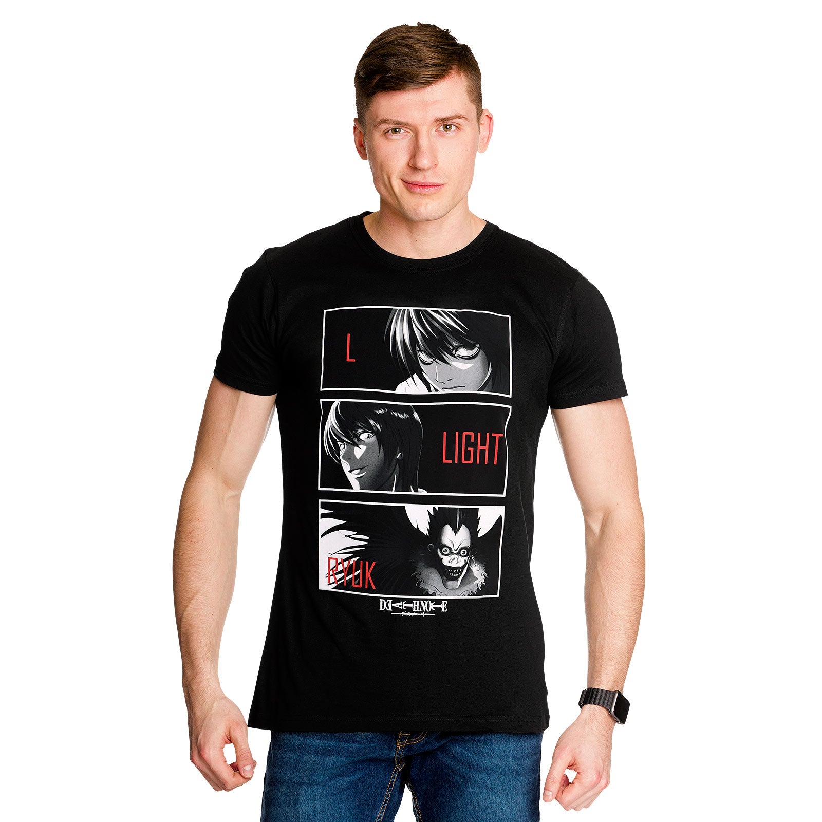Produktbild Death Note - Characters T-Shirt schwarz