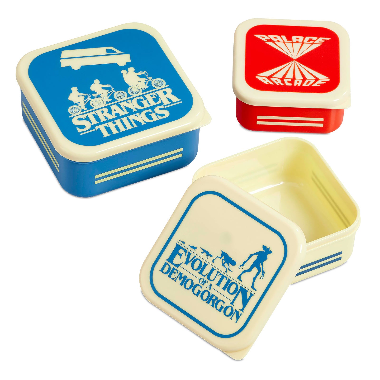 Produktbild Stranger Things - Silhouettes Retro Lunchbox 3er Set