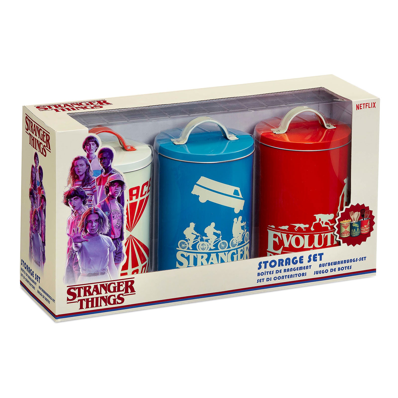 Produktbild Stranger Things - Silhouette Dosen 3er Set