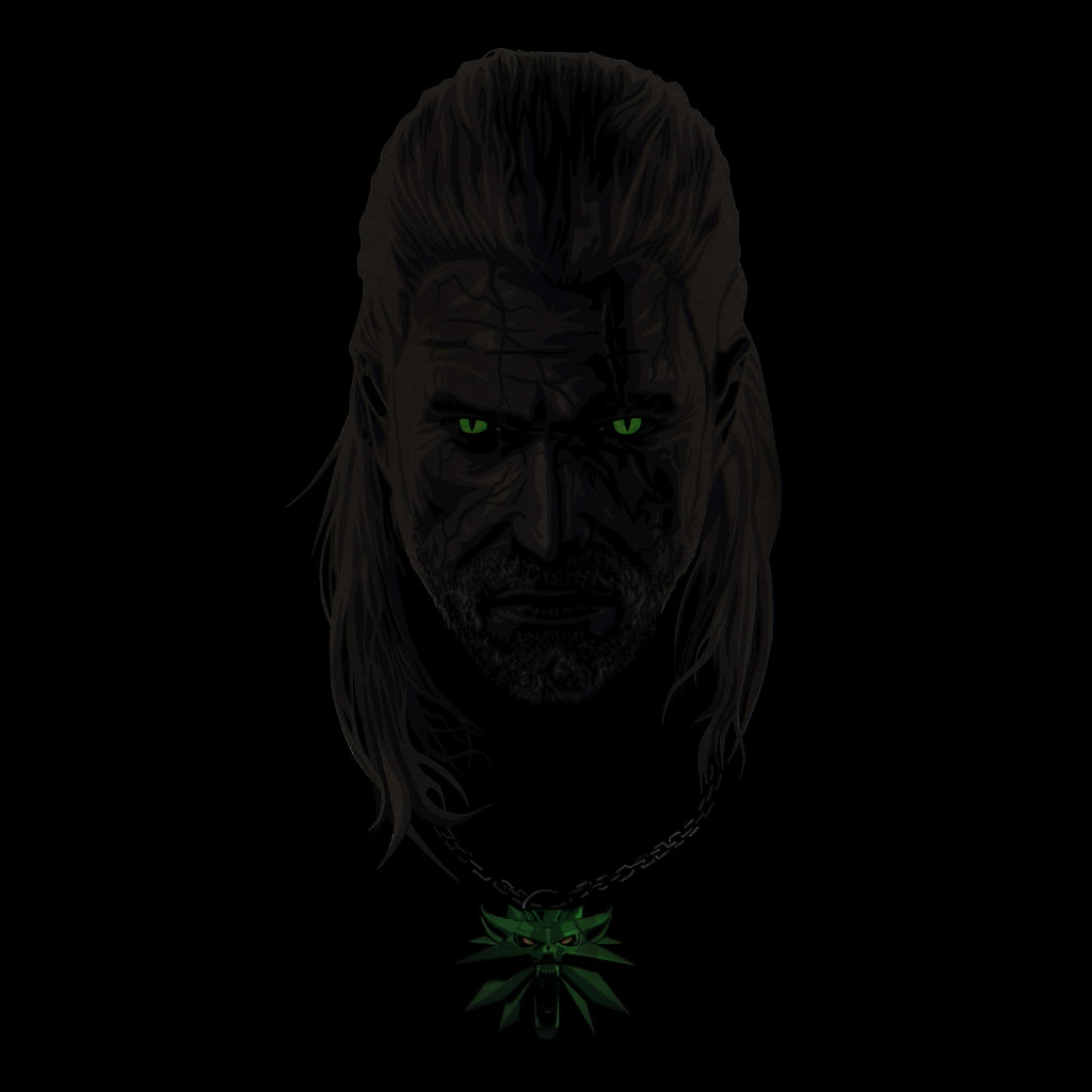 Produktbild Witcher - Poisoned Geralt Glow in the Dark T-Shirt schwarz