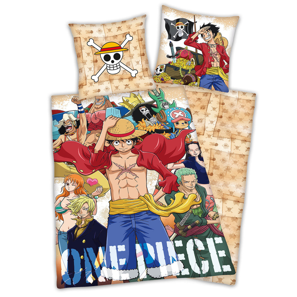 Produktbild One Piece - Strohhutbande Wende-Bettwäsche