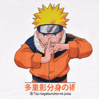 Produktbild Naruto Uzumaki Kage Bunshin no Jutsu T-Shirt weiß