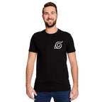 Produktbild Naruto - Konoha Mini Symbol T-Shirt schwarz