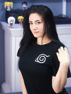 Produktbild Naruto - Konoha Mini Symbol T-Shirt schwarz