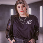 Produktbild Naruto - Konoha Mini Symbol T-Shirt schwarz