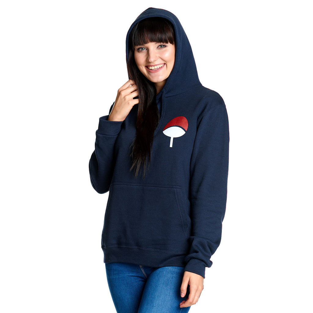 Produktbild Naruto - Uchiha Wappen Hoodie blau