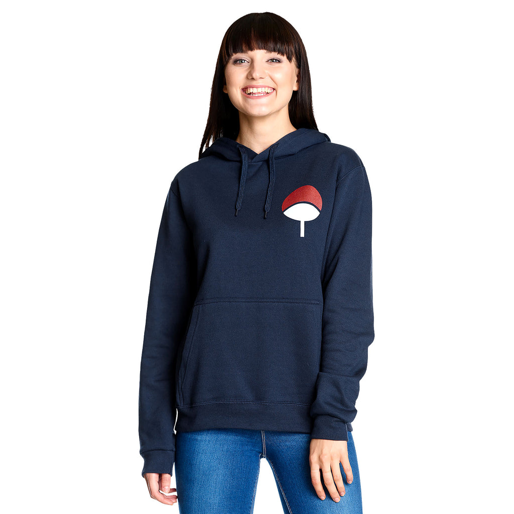 Produktbild Naruto - Uchiha Wappen Hoodie blau