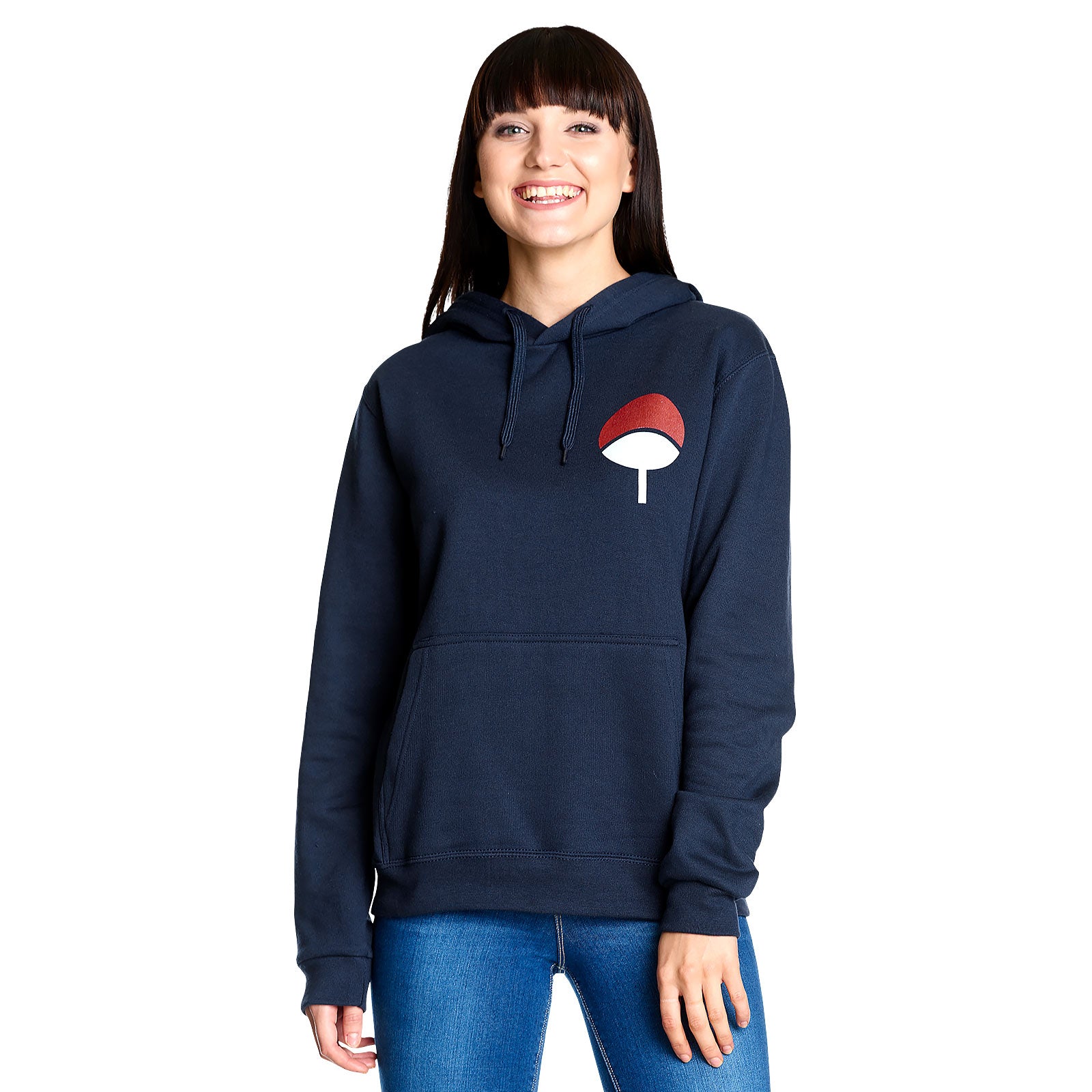 Produktbild Naruto - Uchiha Wappen Hoodie blau