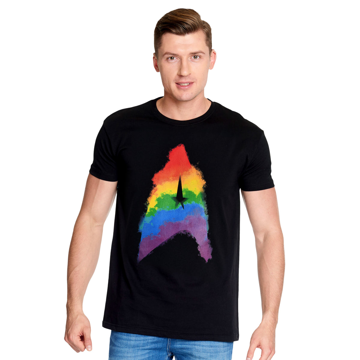 Produktbild Star Trek - Rainbow Pride Logo T-Shirt schwarz