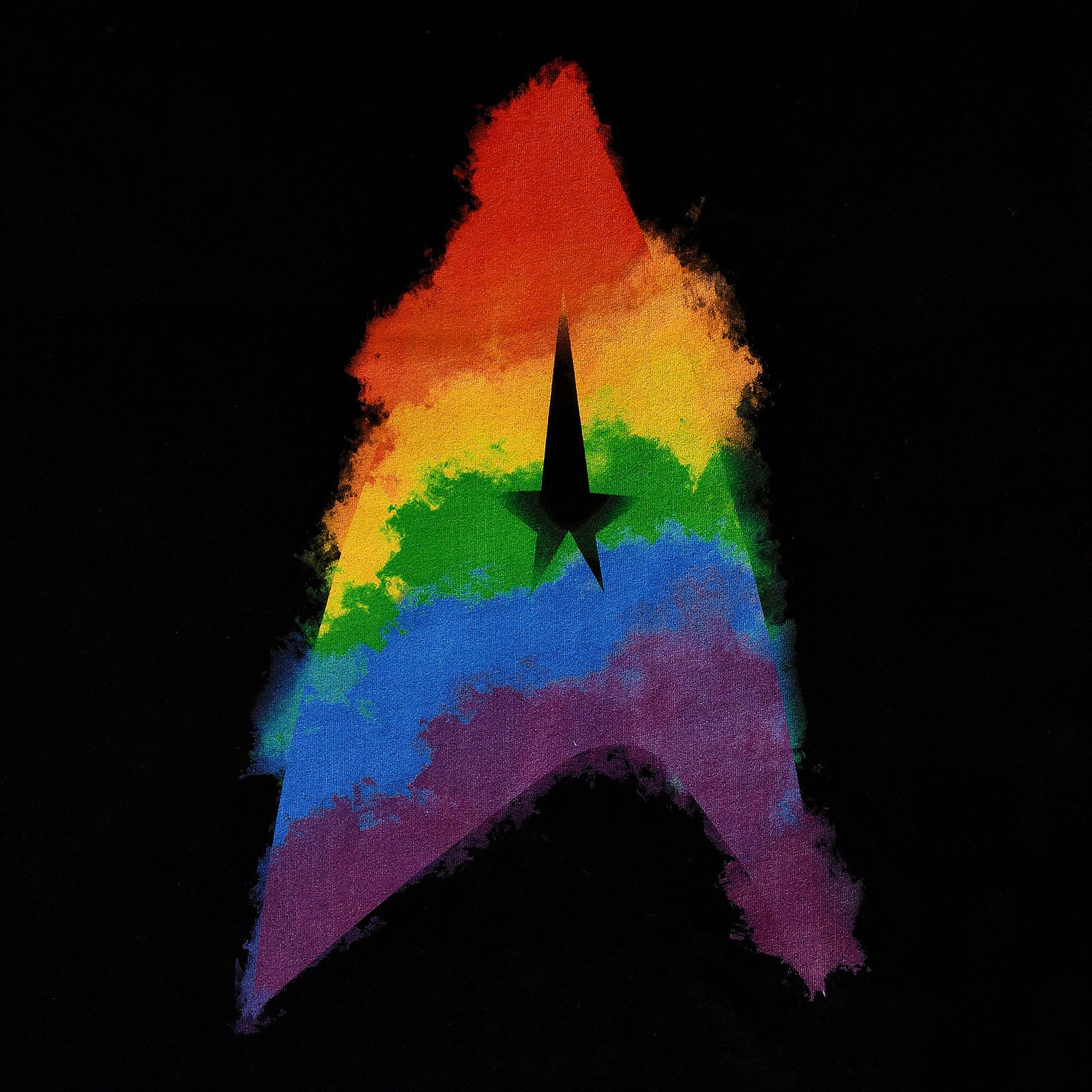 Produktbild Star Trek - Rainbow Pride Logo T-Shirt schwarz