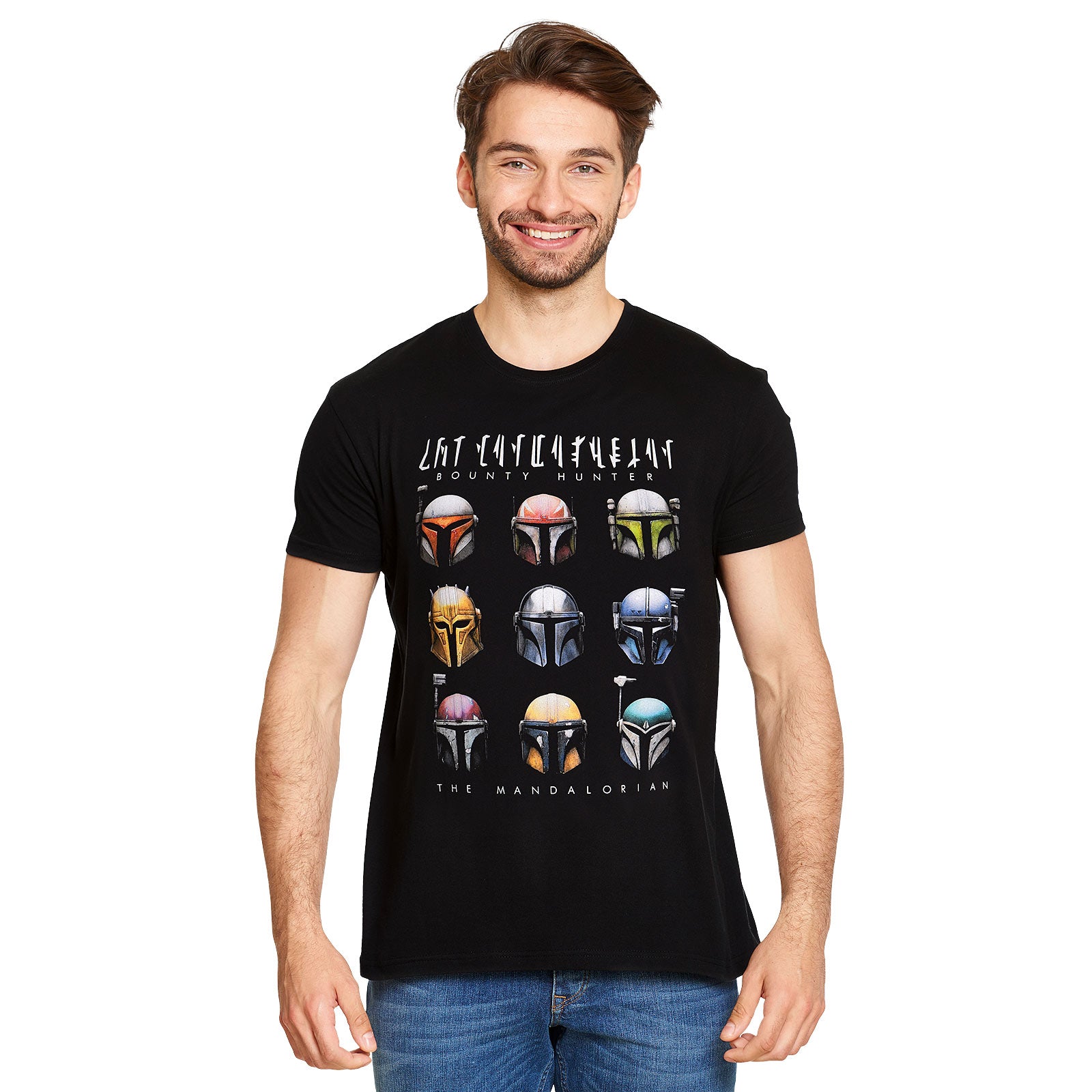 Produktbild Star Wars - Mandalorian Helmets T-Shirt schwarz