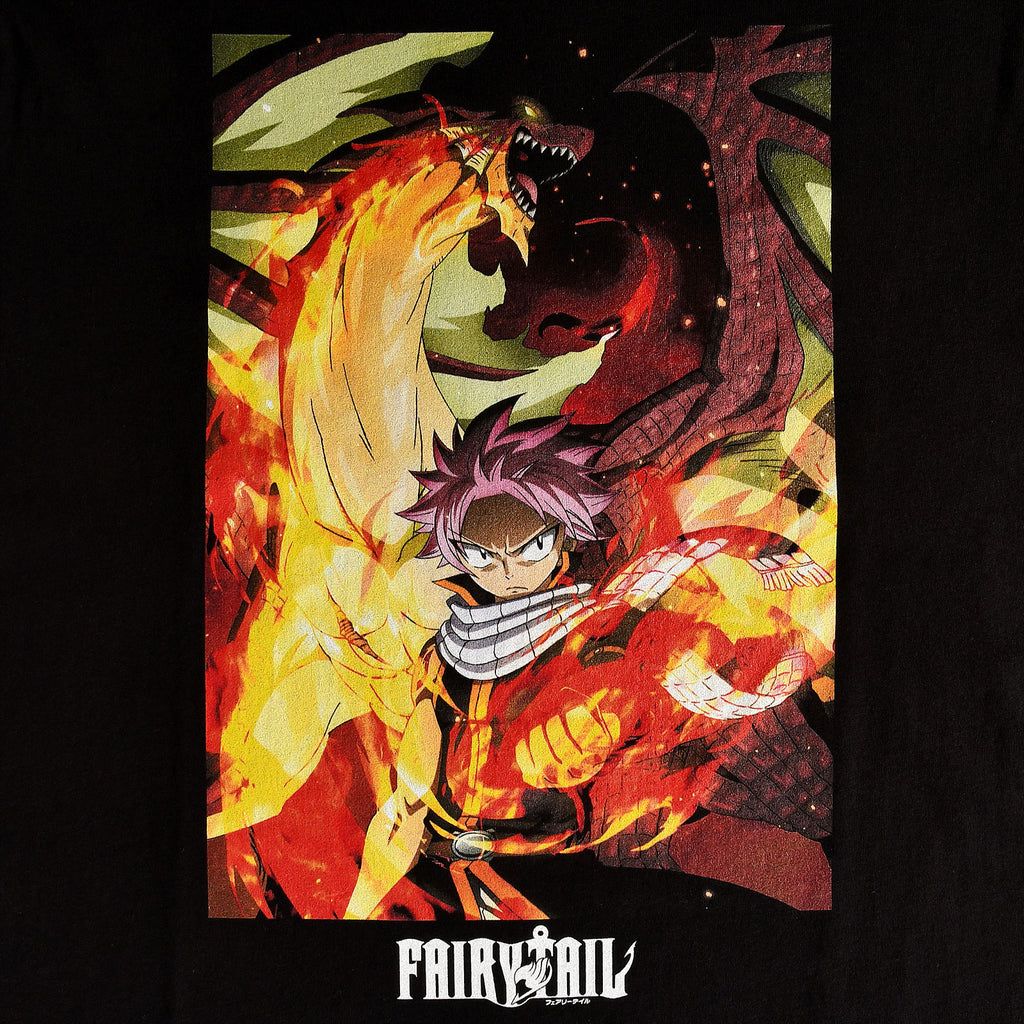 Product image Fairy Tail - Natsu with Igneel T-Shirt black