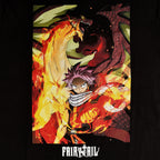 Product image Fairy Tail - Natsu with Igneel T-Shirt black