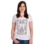 Produktbild Die Schöne und das Biest - Movie Portrait T-Shirt Damen weiß